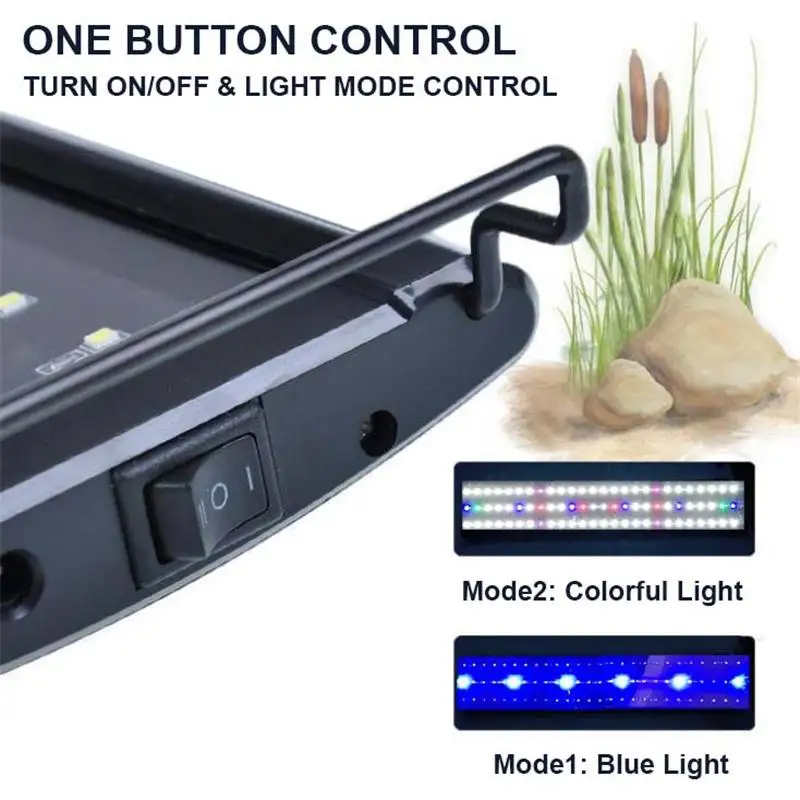 Aquarium Marine Color - 30-40cm LED Aquarium Light Multi-Color EU