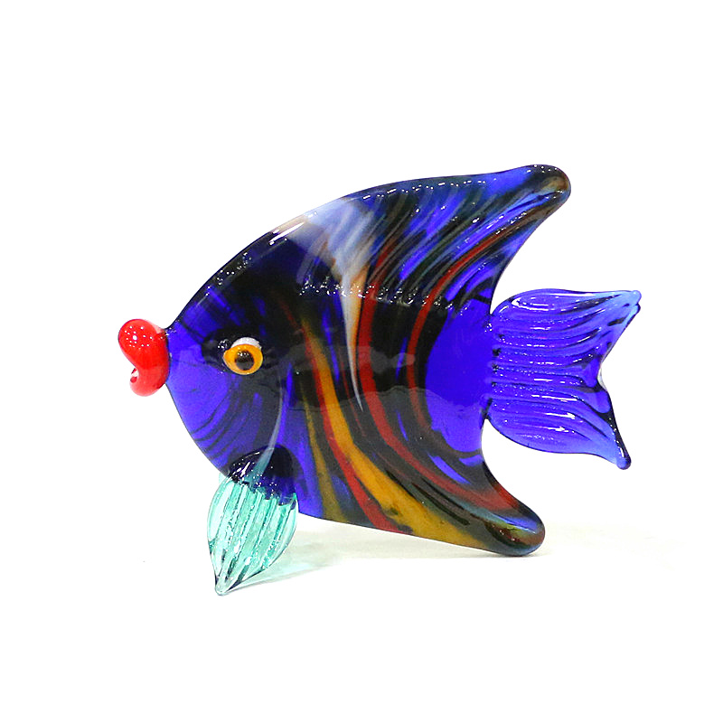 Murano Glass Sea Fish Mini Fig - Aquarium Marine Color incelemesi ve fiyatı