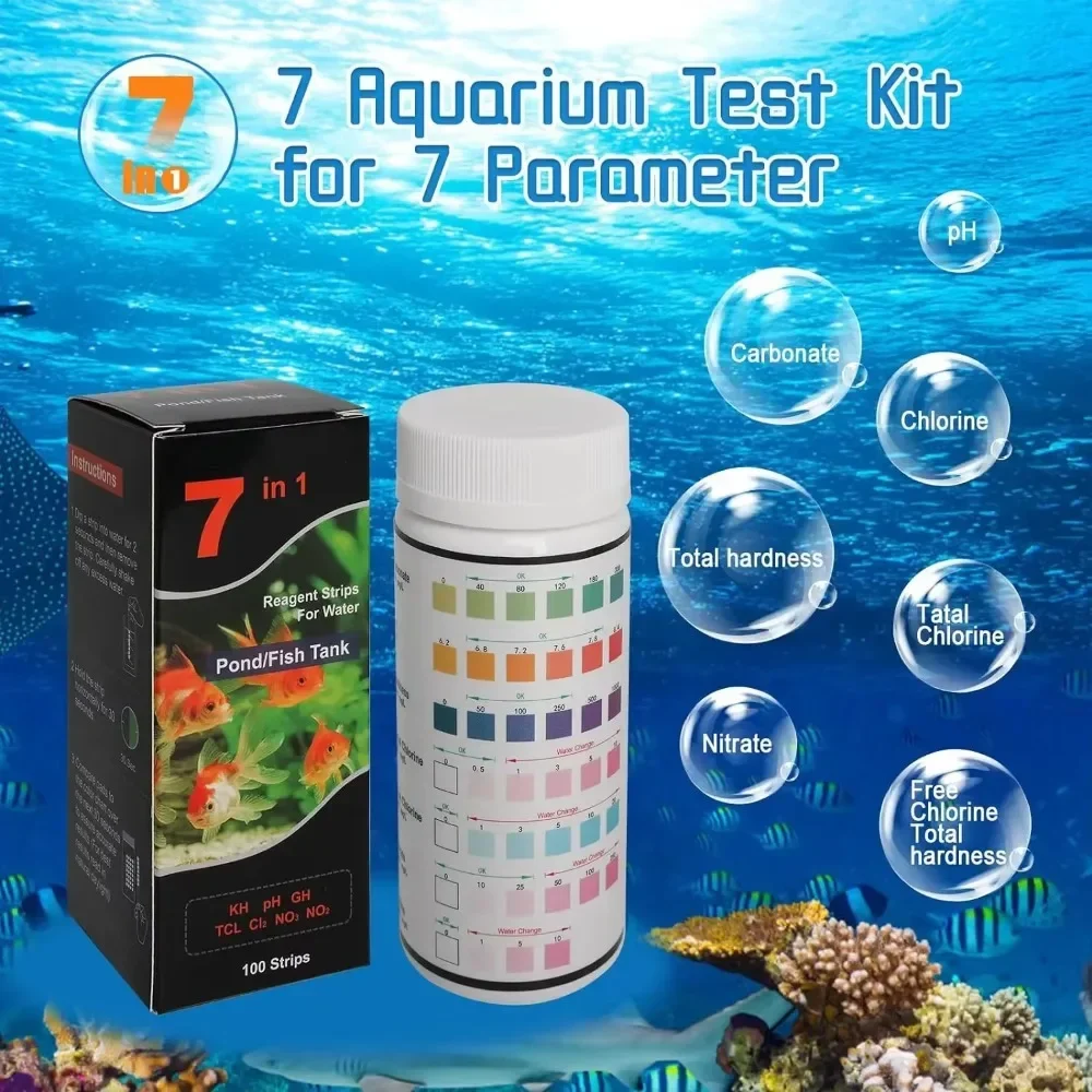 Aquarium Test Strip  Freshwate - Marine Aquarium Test Kit incelemesi ve fiyatı