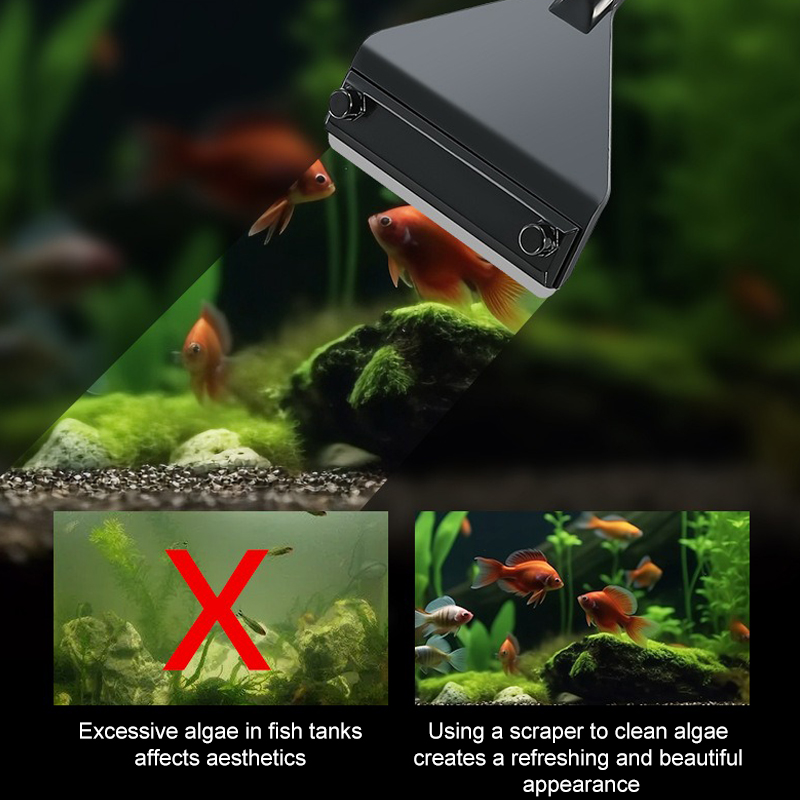 Aquarium Algae Remover Aluminu - Marine Aquarium Glass Cleaner incelemesi ve fiyatı