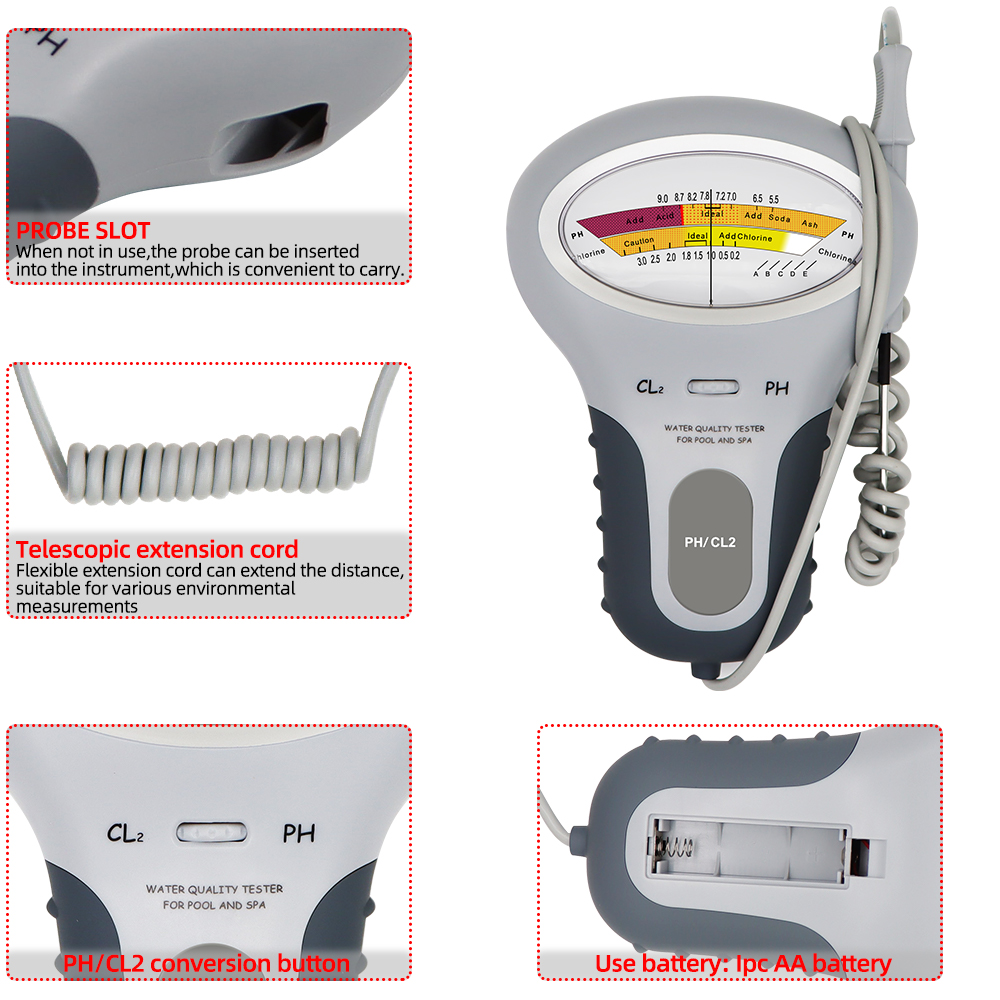 2 in 1 PH Chlorine Meter Chlor - Marine Aquarium Test Kit incelemesi ve fiyatı