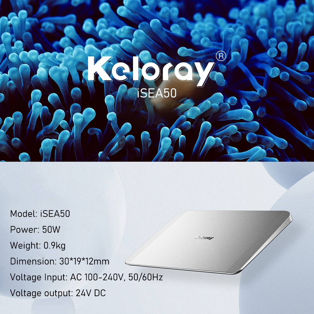 Keloray iSEA50 50W Fanless Ful - Marine Aquarium App incelemesi ve fiyatı