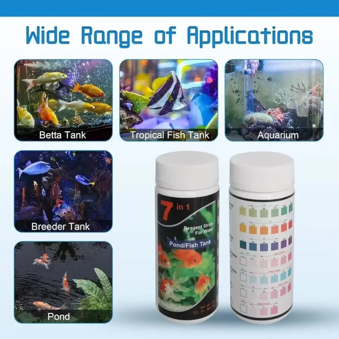 7-in-1 Aquarium Freshwater pH  - Marine Aquarium Test Kit incelemesi ve fiyatı