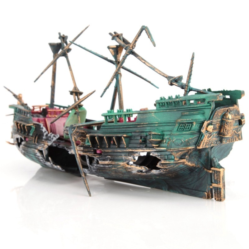Large Aquarium Decoration Boat - Aquarium Marina incelemesi ve fiyatı