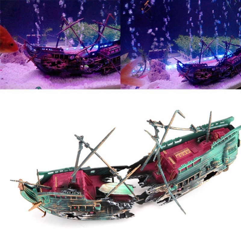 Large Aquarium Decoration Boat - Aquarium Marina incelemesi ve fiyatı