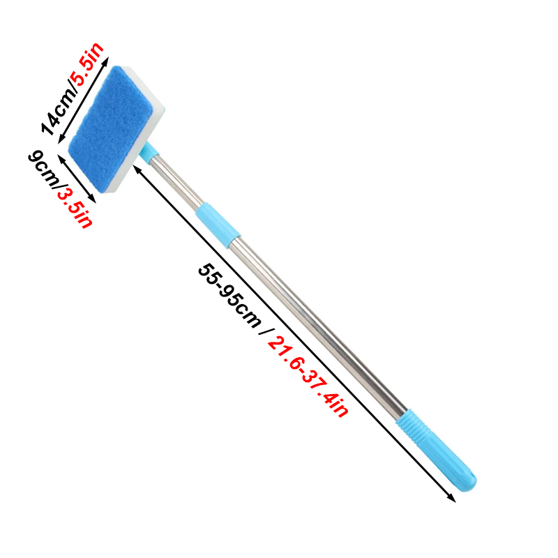 55-95cm Telescopic Handle 180° - Marine Aquarium Glass Cleaner incelemesi ve fiyatı