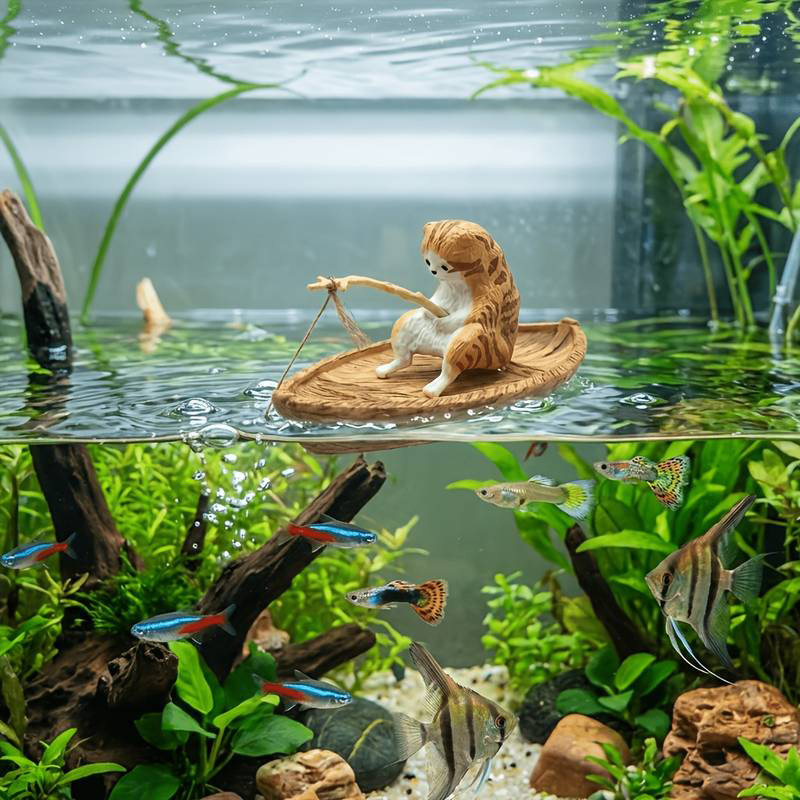 Creative Cat Fishing Boat Aqua - Aquarium Marina incelemesi ve fiyatı