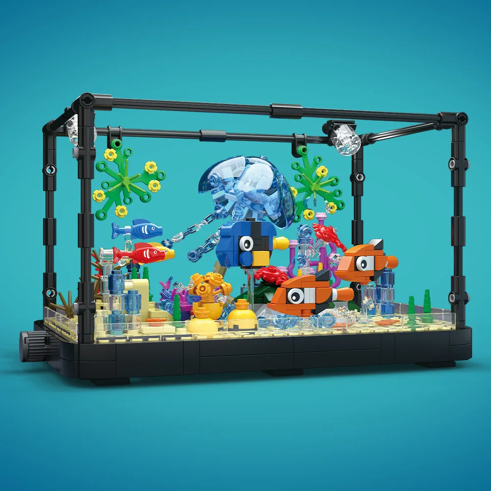 Fish Tank Building Block Set w - Aquarium And Marine incelemesi ve fiyatı