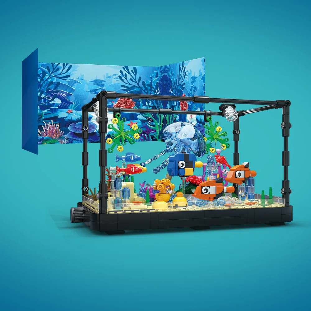 Fish Tank Building Block Set w - Aquarium And Marine incelemesi ve fiyatı