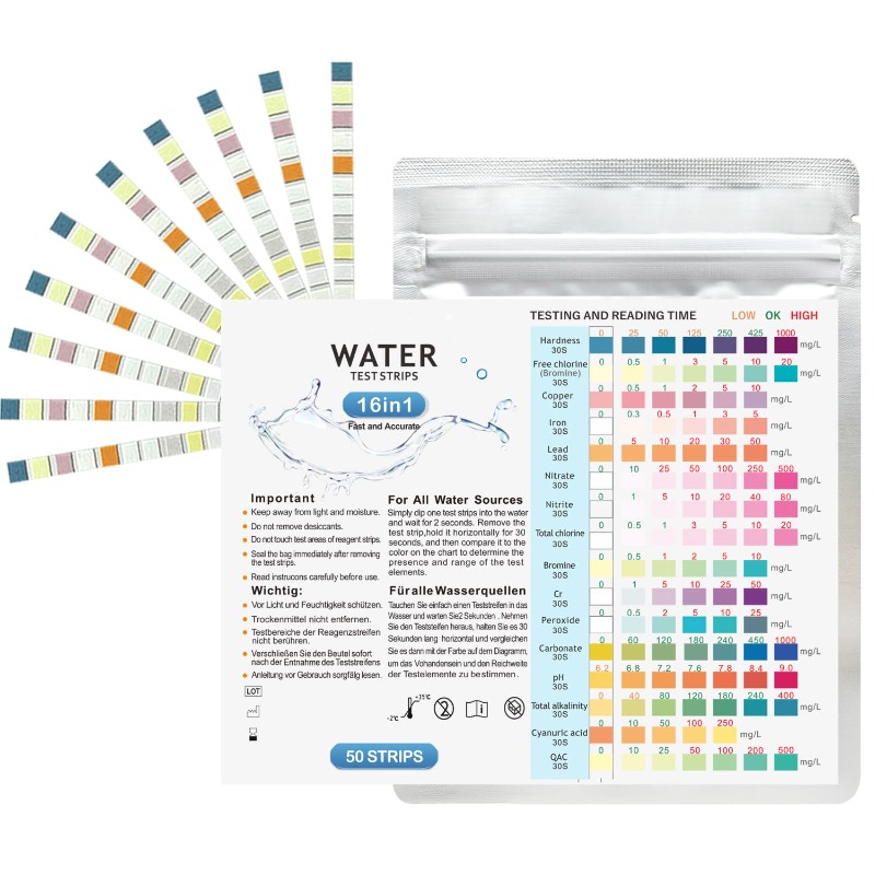 Aquarium Test Strips Freshwate - Marine Aquarium Test Kit incelemesi ve fiyatı
