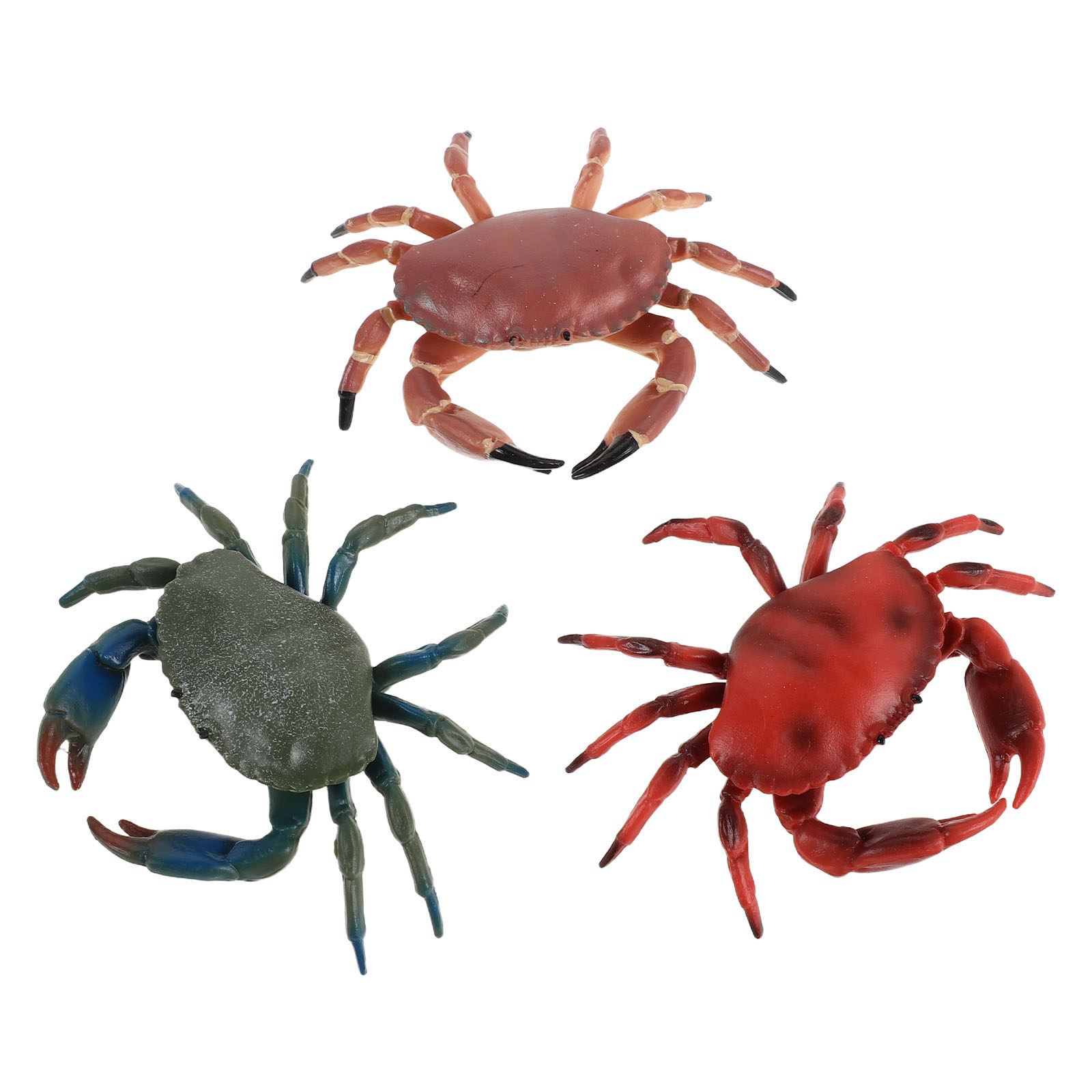 3Pcs Realistic Plastic Crab Fi - Aquarium And Marine incelemesi ve fiyatı