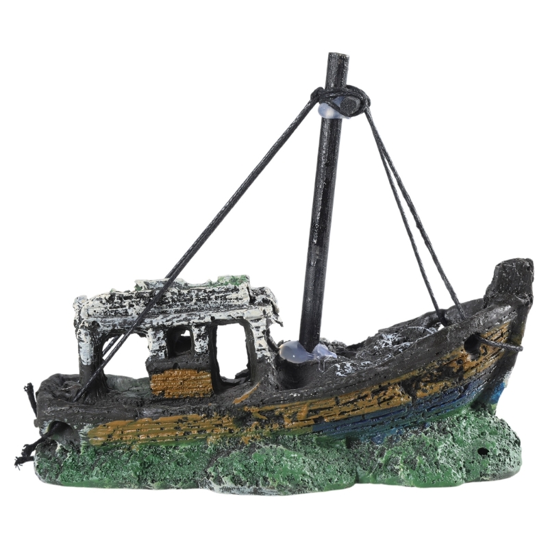 Aquarium Sunken Ship Decoratio - Aquarium Marina incelemesi ve fiyatı