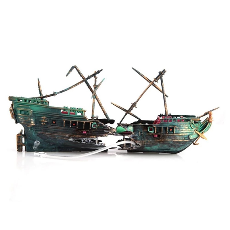 Large Aquarium Shipwreck Decor - Aquarium Marina incelemesi ve fiyatı
