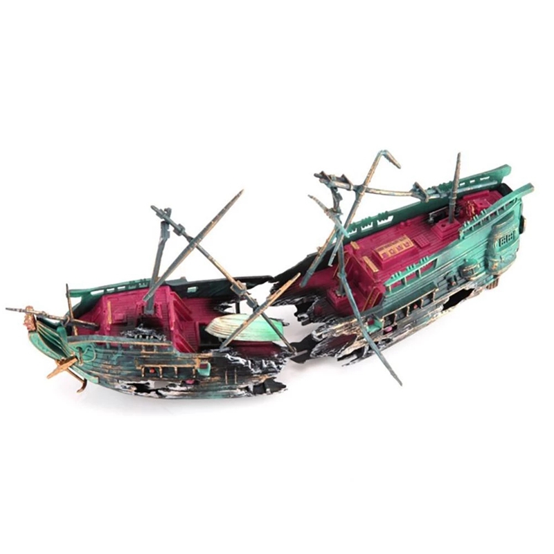 Large Aquarium Shipwreck Decor - Aquarium Marina incelemesi ve fiyatı