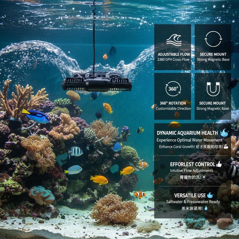 Free Shipping-Fish Tank Circul - Powerhead Wave Maker incelemesi ve fiyatı