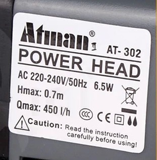 Atman AT-302 Small Submerge Pu - Aquarium Marine Color incelemesi ve fiyatı